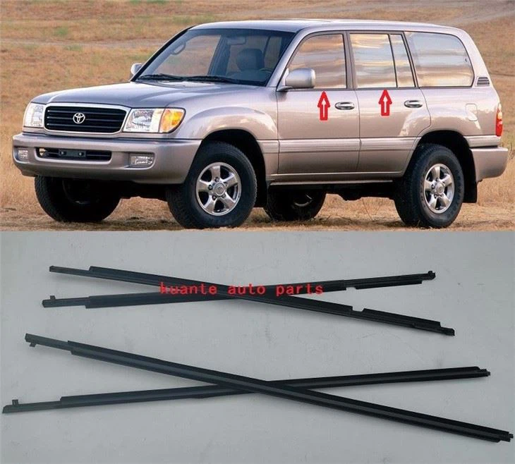 Зовнішній ущільнювач вікна дверей автомобіля для Toyota Landcruiser 1998-2007 FZJ100