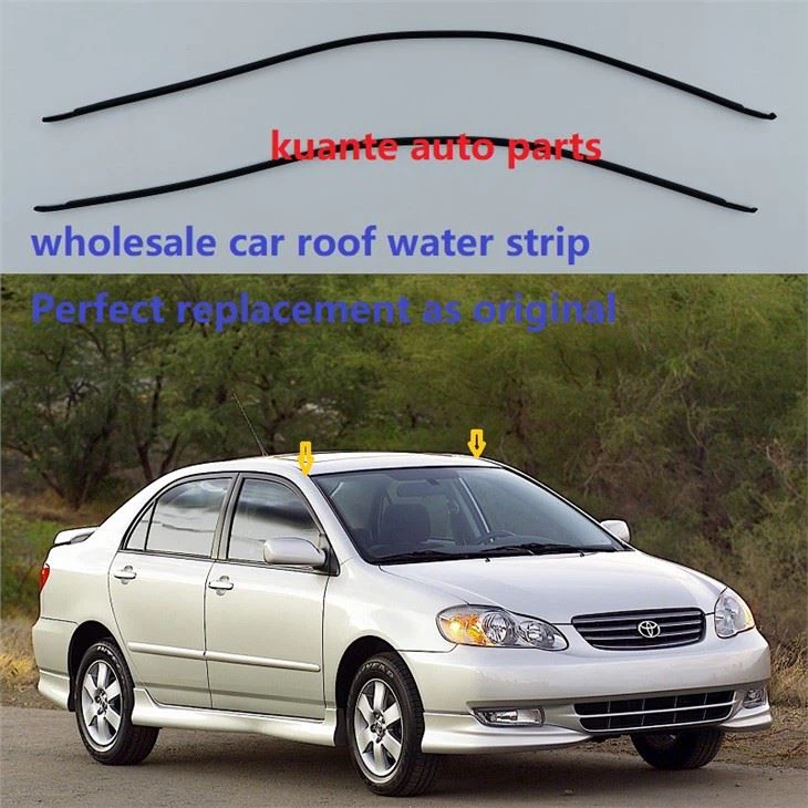 Гумові накладки на дах автомобіля Toyota Corolla 2004 р.в
